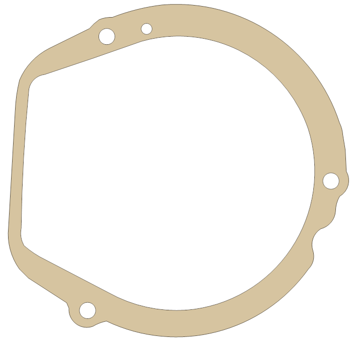 Suzuki Magneto Cover gasket outline, OEM 11483-43D00, B material