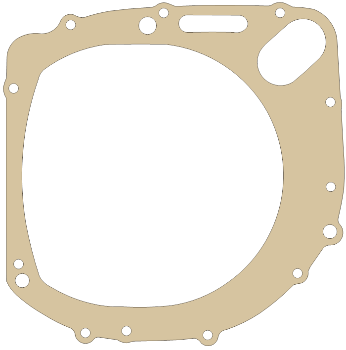 Suzuki GS850GL Clutch Cover gasket outline