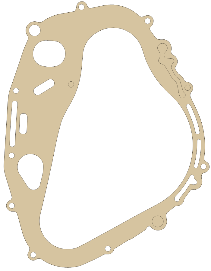 Suzuki DR650RS Clutch Cover gasket outline