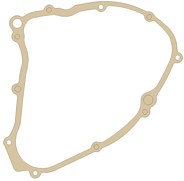 Suzuki DR650RS Magneto Inner Cover gasket outline