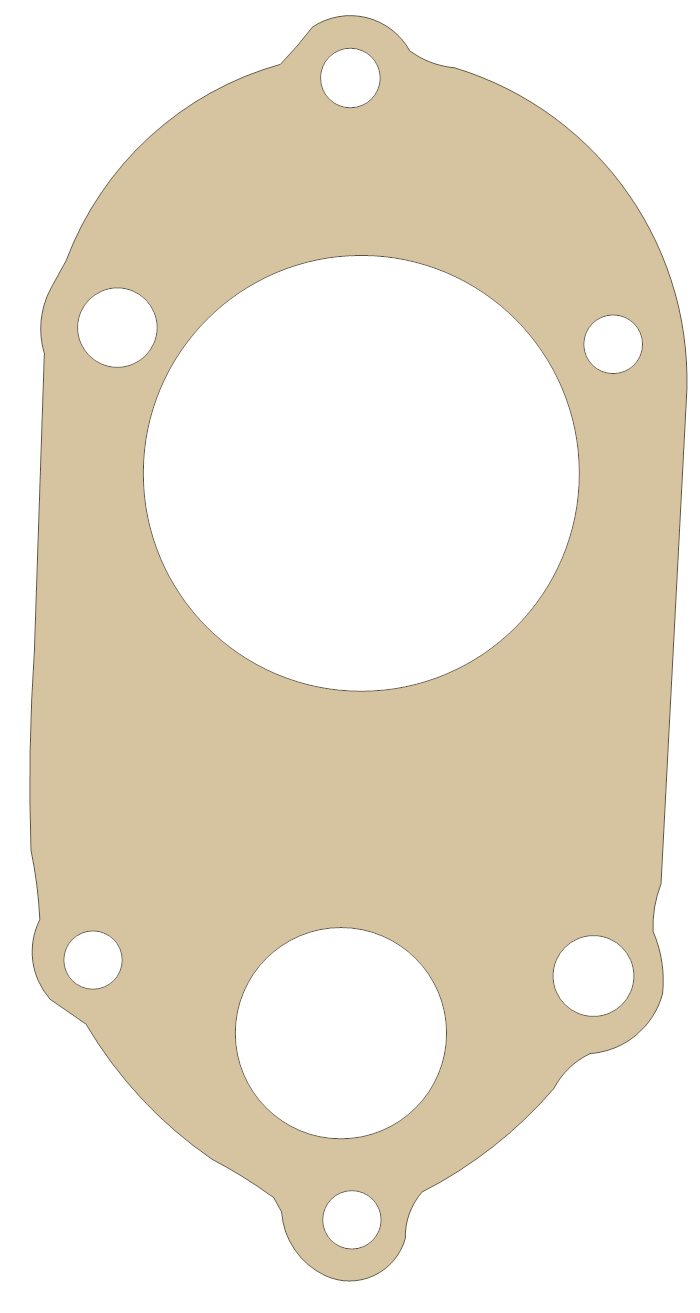 Suzuki DR650RS Gear Shift Cover gasket outline
