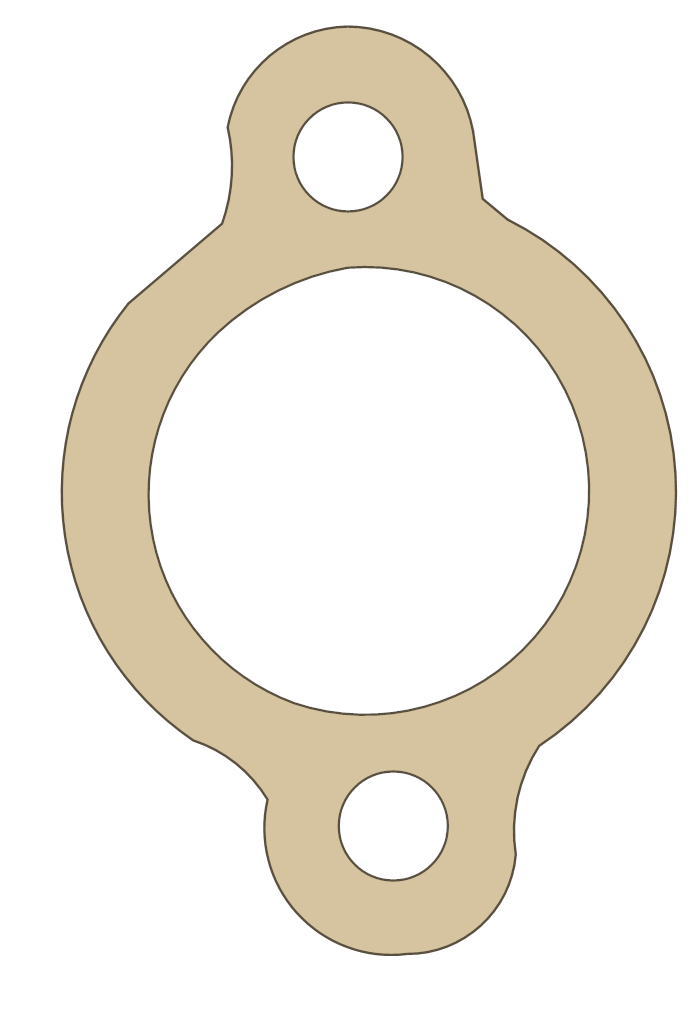 Suzuki DR650RS Adjuster gasket outline