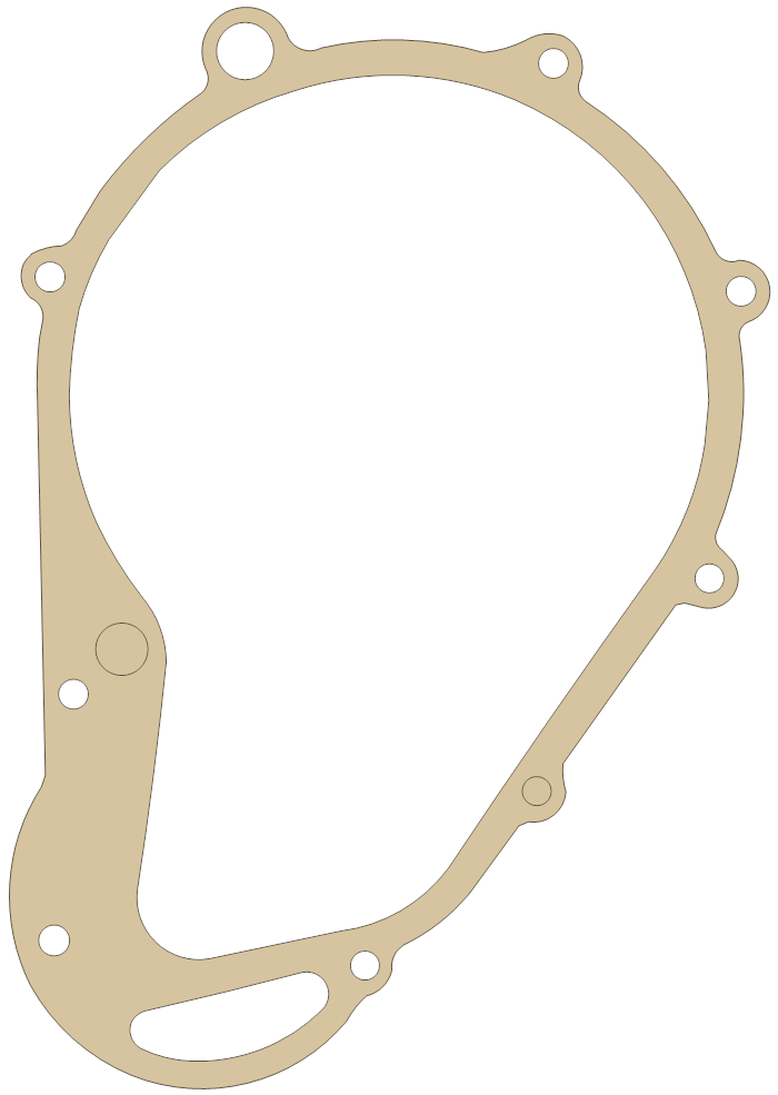 Suzuki GS1000GL Alternator Cover gasket outline