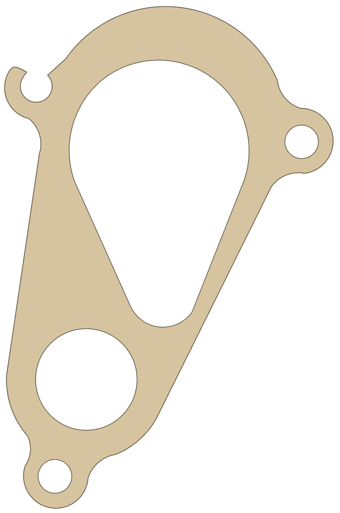 Suzuki LTF160 Adjuster Cap gasket outline