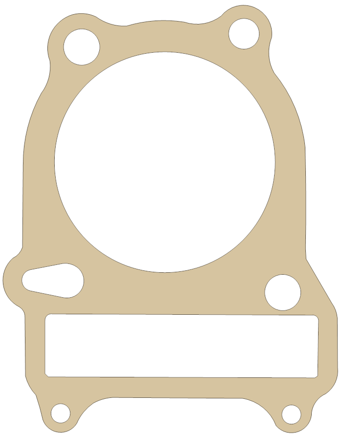 Suzuki X5214 Cylinder Base gasket outline