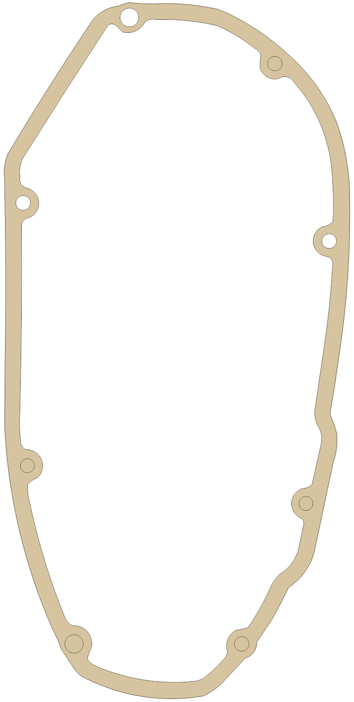 Suzuki 11482-09201 gasket outline, OEM 11482-09201, A material