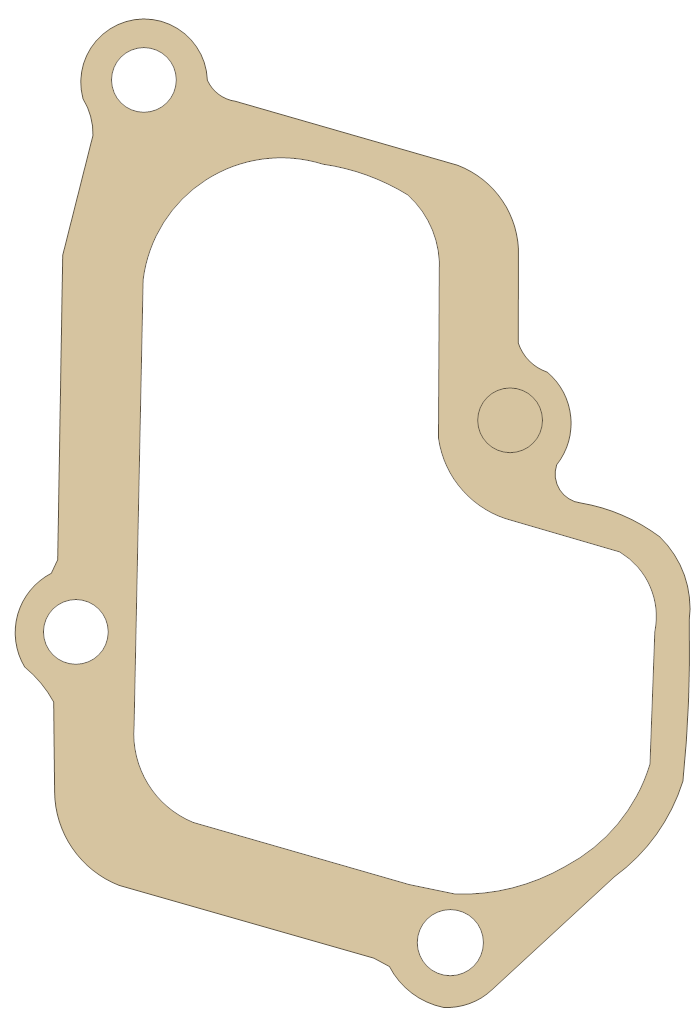 Suzuki Cylinder Cover gasket outline, OEM 11233-27C33, A material