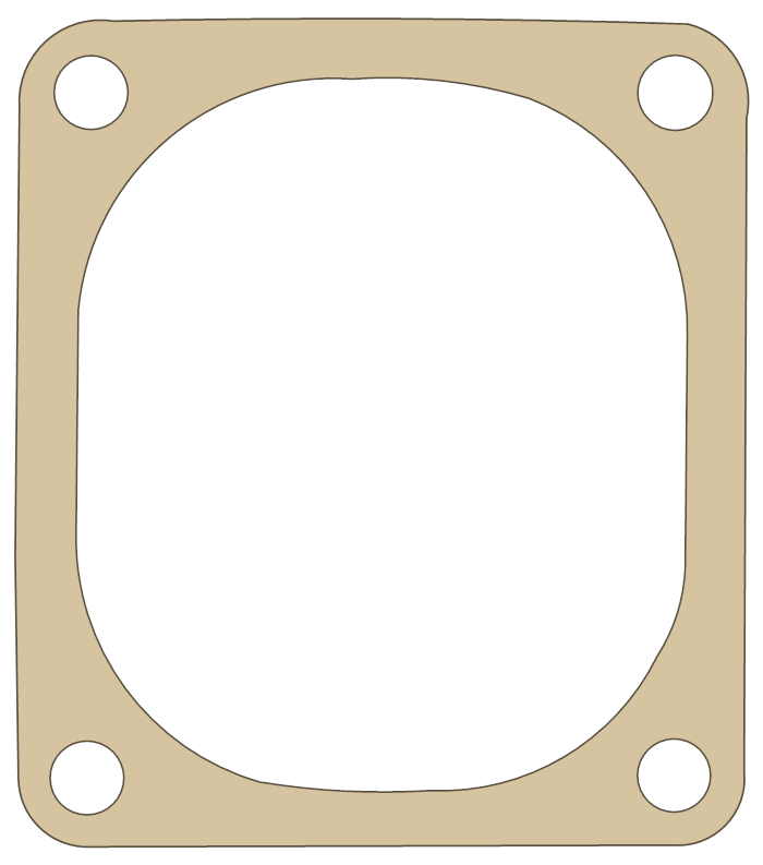 Suzuki RM125 Cylinder gasket outline