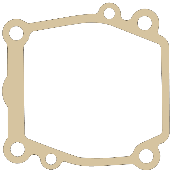 Suzuki Outboard 1 gasket outline