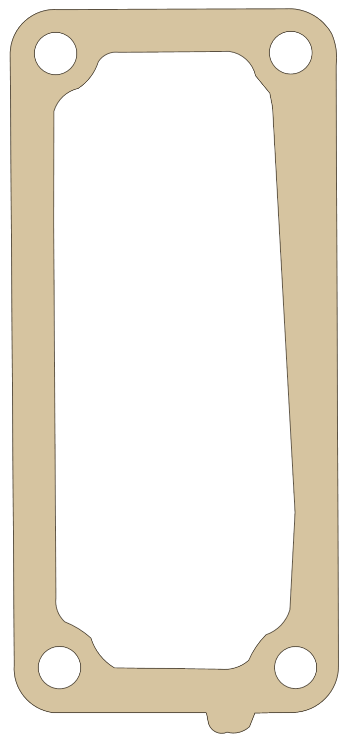 Suzuki Outboard 4 gasket outline