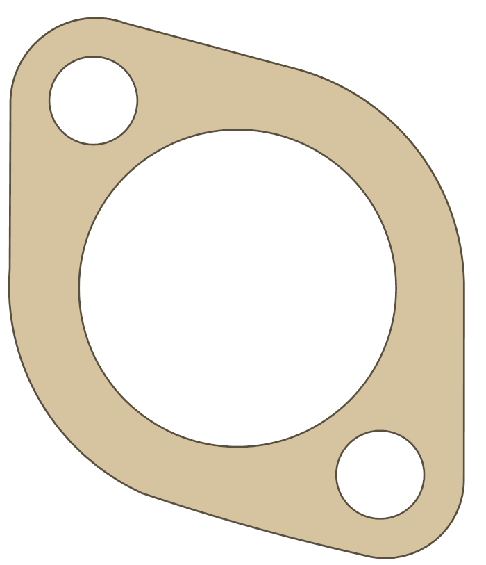 Suzuki Outboard 7 gasket outline