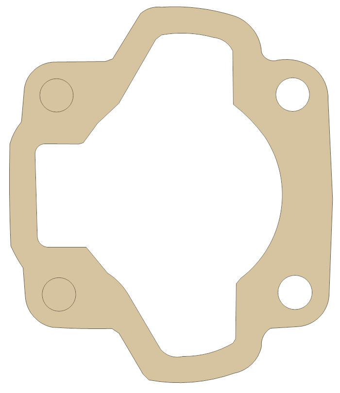 Suzuki Cylinder gasket outline, OEM 11241-25000, A material