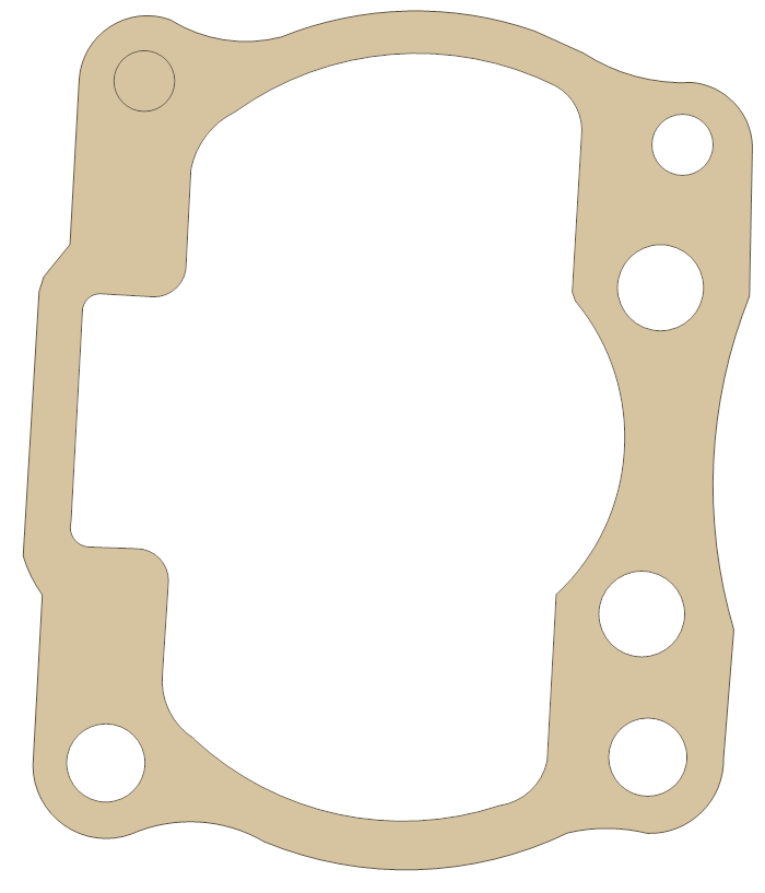 Suzuki Cylinder gasket outline, OEM 11241-14110-H17, A material