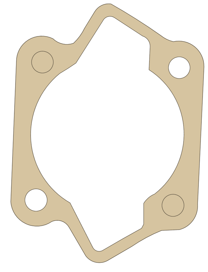 Suzuki 11241-02000 gasket outline, OEM 11241-02000, A material