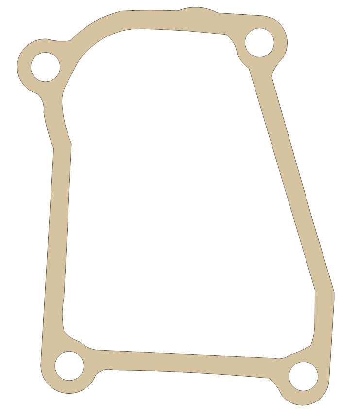 Suzuki Cylinder Cover gasket outline, OEM 11233-01B00, A material