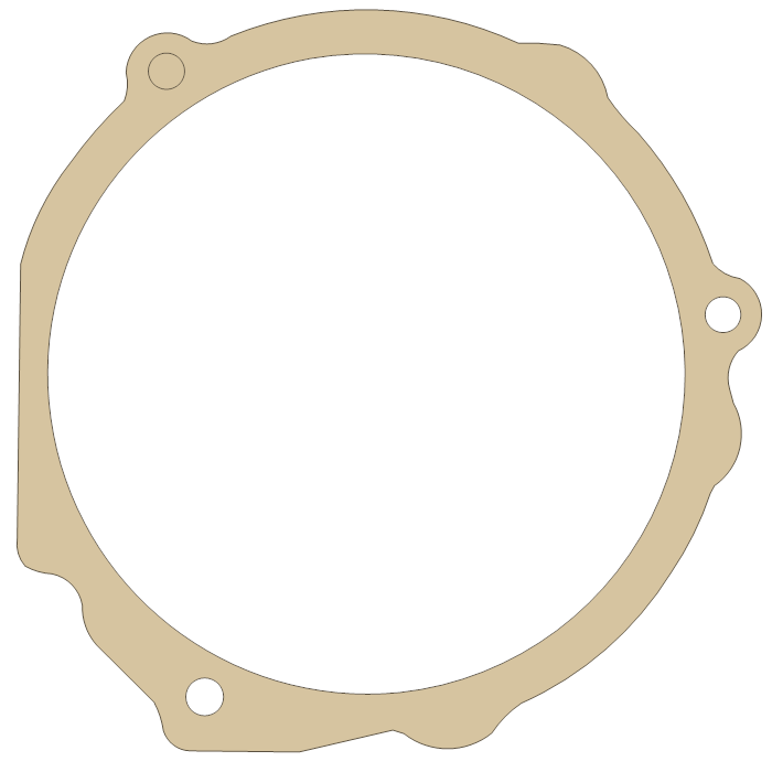 Suzuki RMY Magneto Cover gasket outline