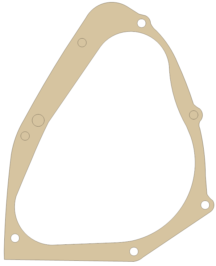 Suzuki 11483-05310/11/12 gasket outline, OEM 11483-05310/11/12, A material