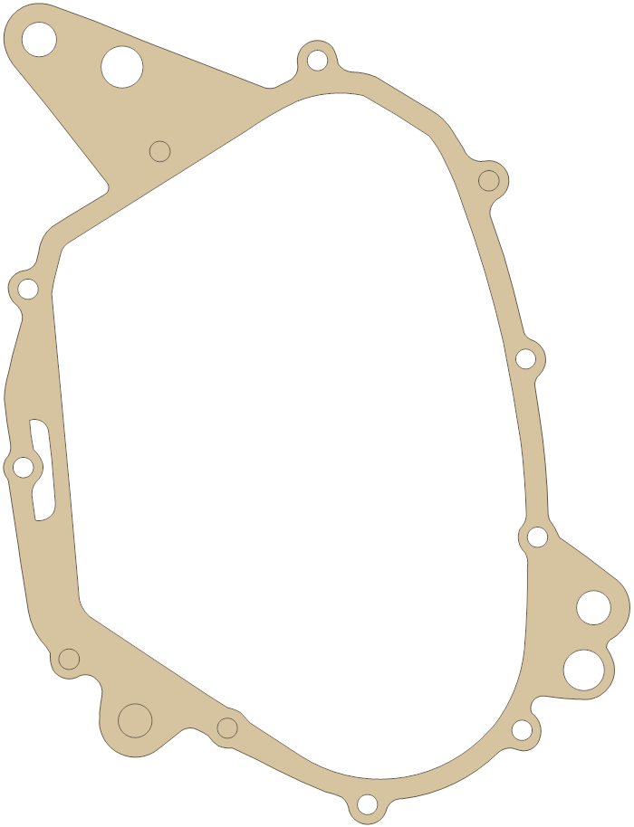 Suzuki Gasket gasket outline, OEM 11481-37001, A material