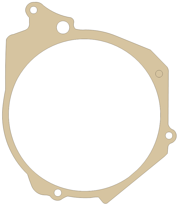 Suzuki RM80 Magneto Cover gasket outline