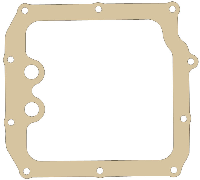 Suzuki 11489-1500/01 gasket outline, OEM 11489-1500/01, A material