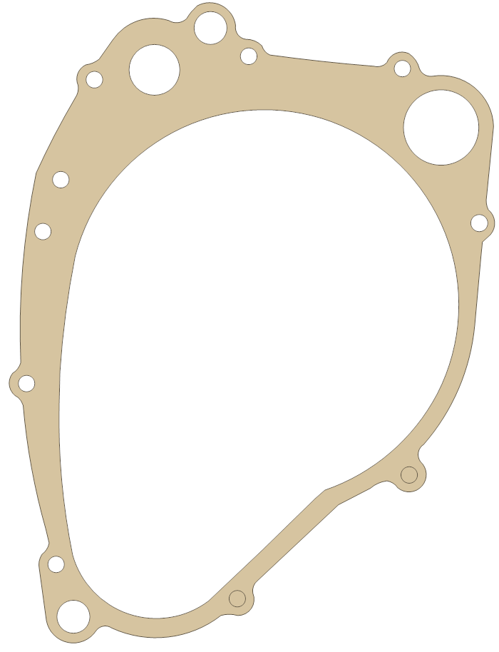 Suzuki RM400 Gasket gasket outline
