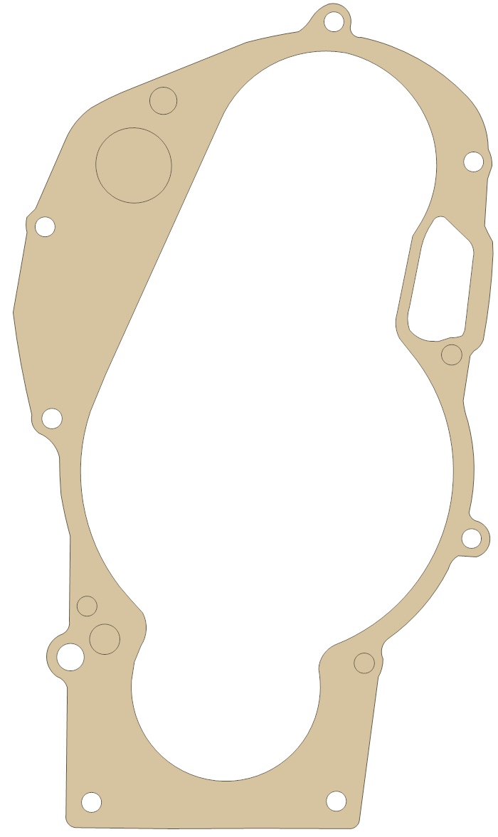 Suzuki Clutch Cover gasket outline, OEM 11482-20000, A material