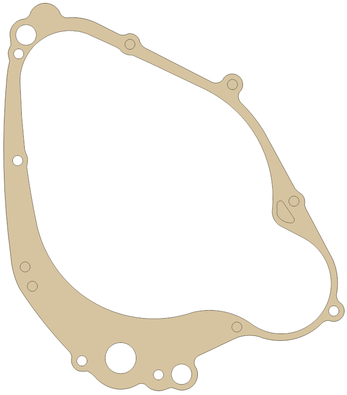 Suzuki Clutch Cover gasket outline, OEM 11482-40901, A material