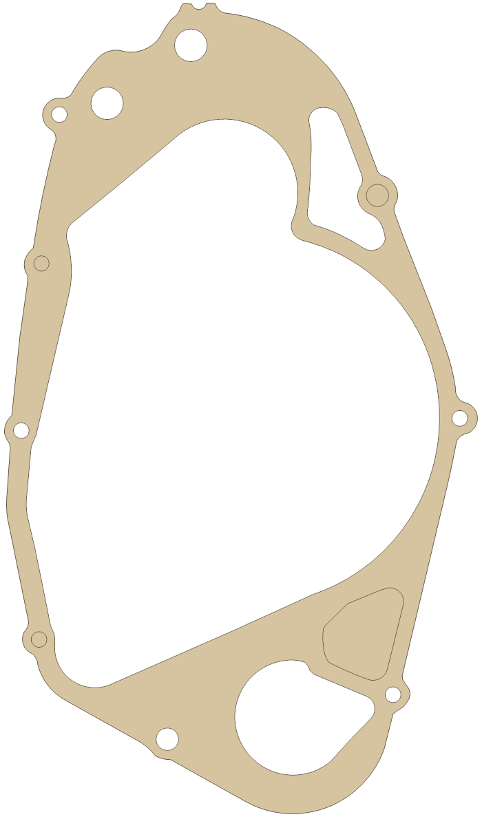 Suzuki 11482-16400 gasket outline, OEM 11482-16400, A material