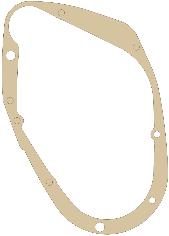 Suzuki 11482-02000 gasket outline, OEM 11482-02000, A material