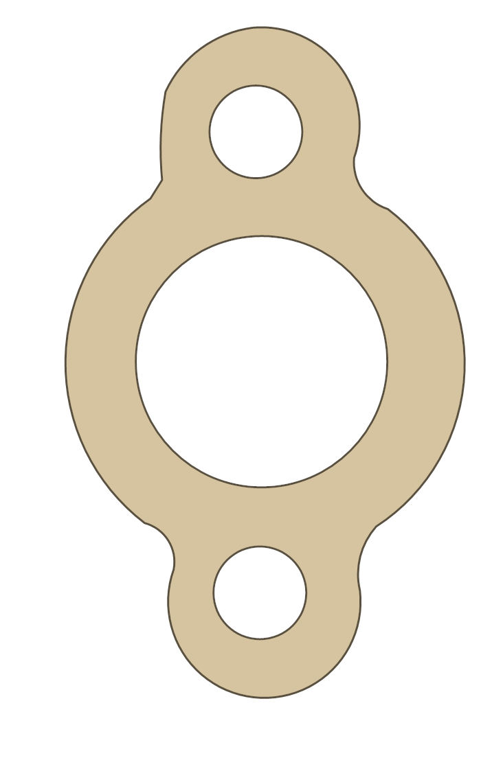 Suzuki LTF4WD Adjuster gasket outline