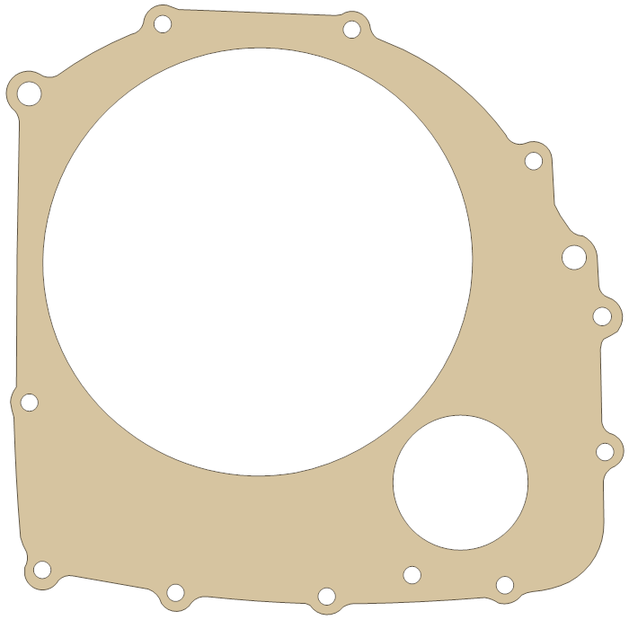 Suzuki 11483-49000-H17 gasket outline, OEM 11483-49000-H17, A material