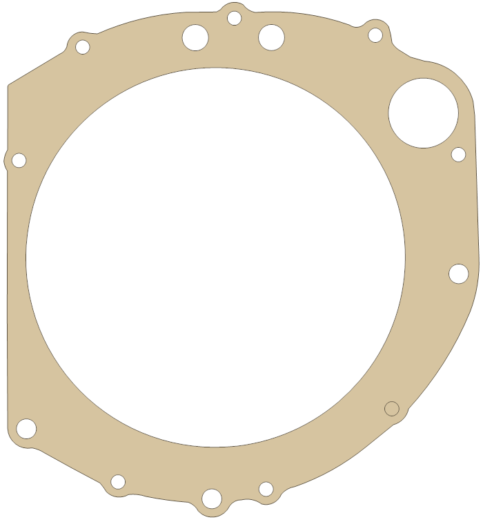 Suzuki Clutch Cover gasket outline, OEM 11482-34210, A material