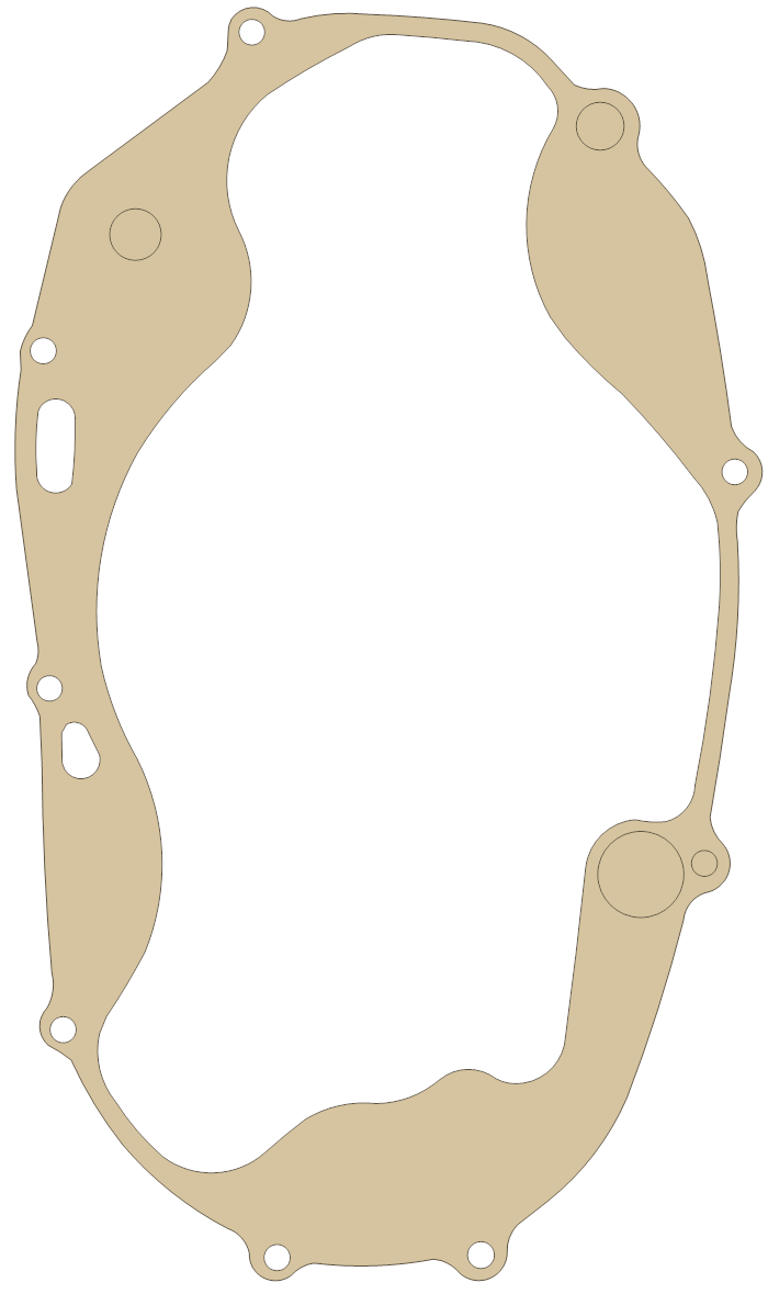 KT Banshee Crankcase gasket outline