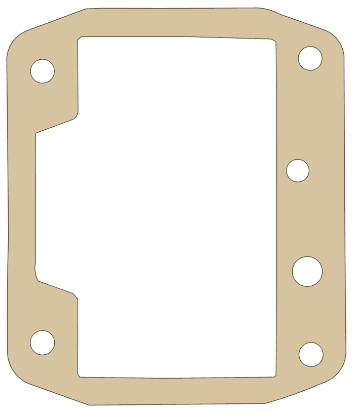 KT 08 Electron Carb Bowl Electron Carburator Bowl gasket outline