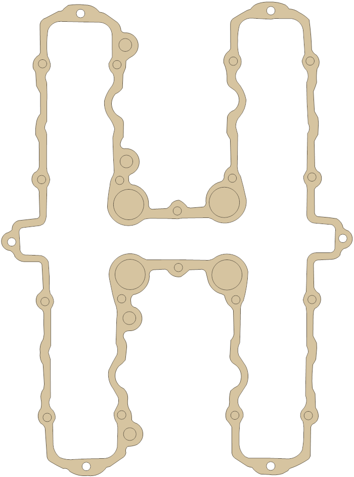 Kawasaki ZX1100 Valve Cover gasket outline