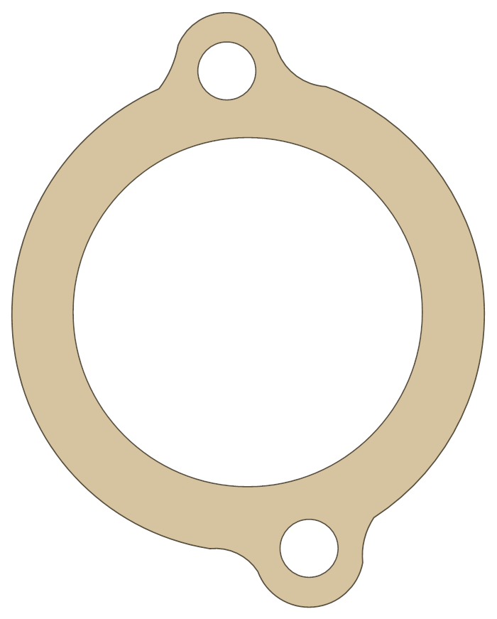 Kawasaki Thermostat gasket outline, OEM 11060-2084, B material