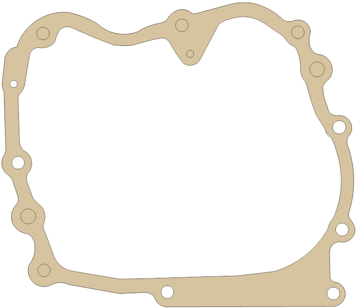 Kawasaki ZG1200 Gear Case gasket outline
