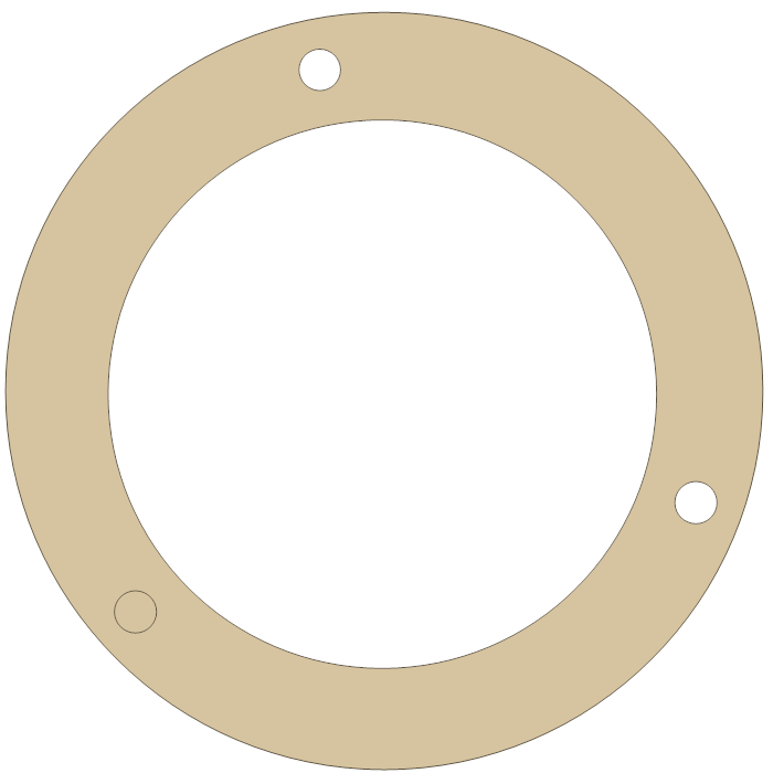 Kawasaki KLT110 Magneto Cover gasket outline
