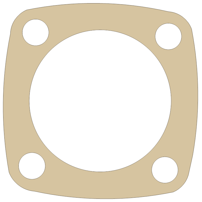 Kawasaki KLF400 Gasket gasket outline