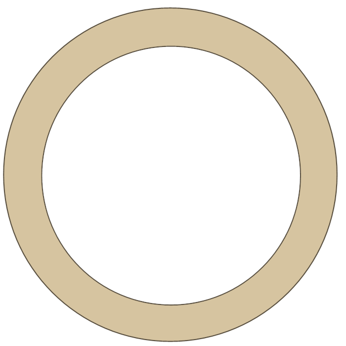 Kawasaki KH100 Exhaust Pipe gasket outline