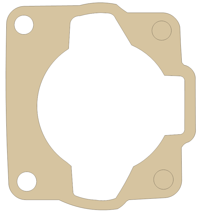 Kawasaki C2SS Cylinder gasket outline