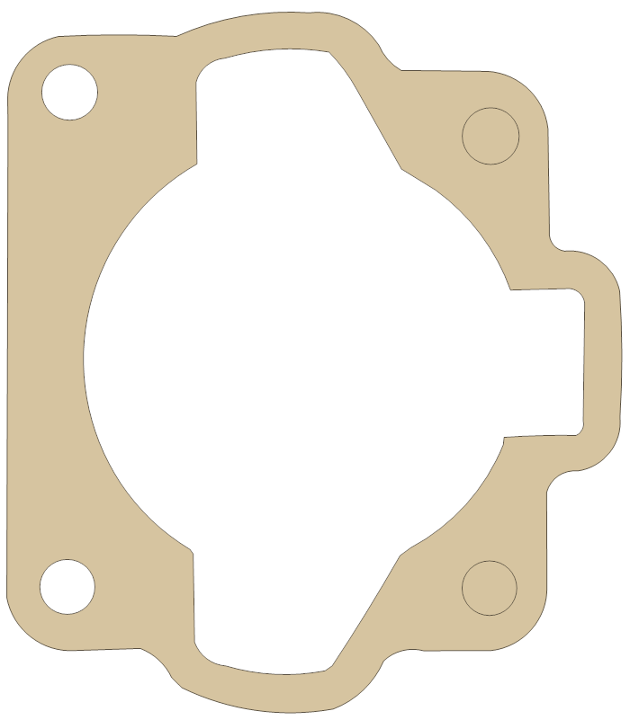 Kawasaki Cylinder gasket outline, OEM 11005-012, A material