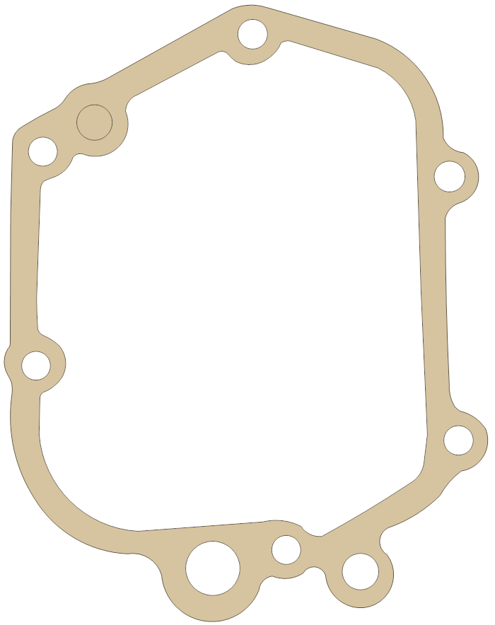Kawasaki EX500 Change Machanism Cover gasket outline