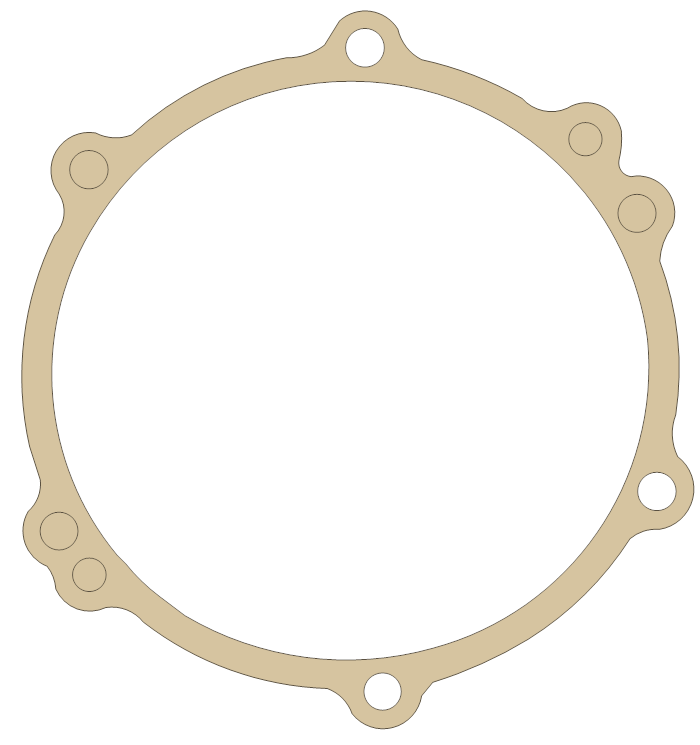 Kawasaki G31M Gasket gasket outline