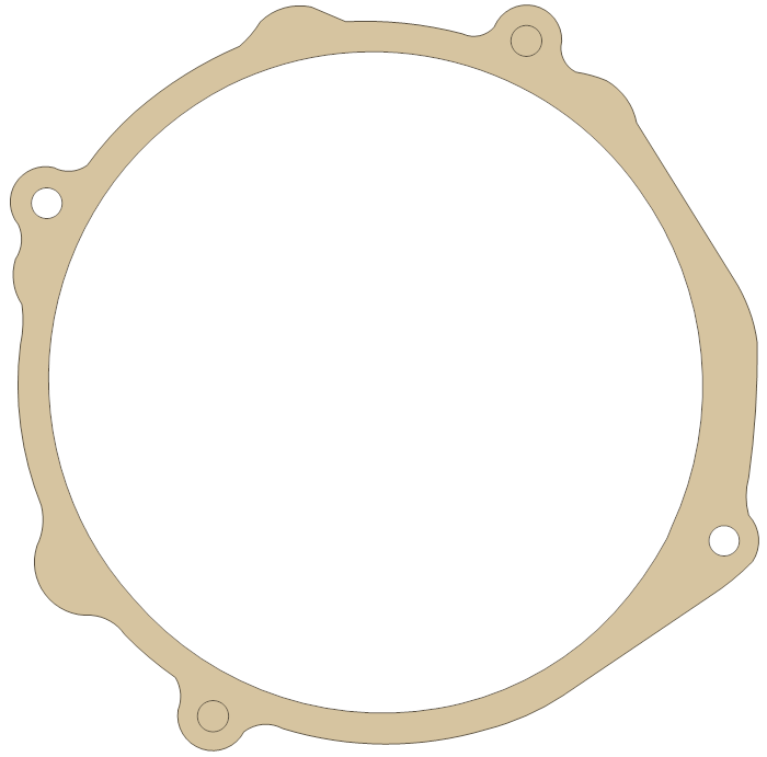 Kawasaki KDX420 Magneto Cover gasket outline