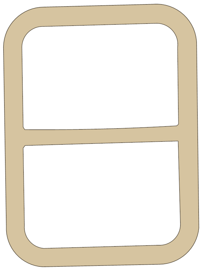 Kawasaki ZX1100 Reed Valve gasket outline
