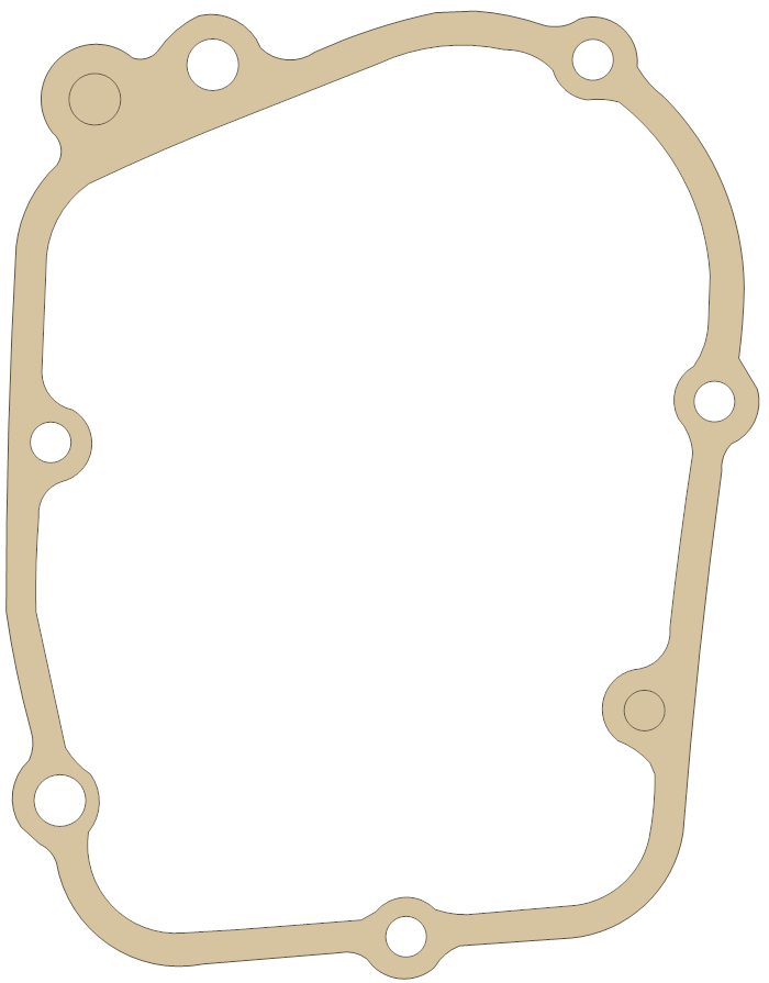 Kawasaki KZ550CLTD Mission Cover gasket outline
