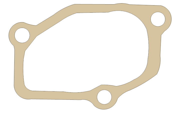 Kawasaki KX125 RH, Governer gasket outline
