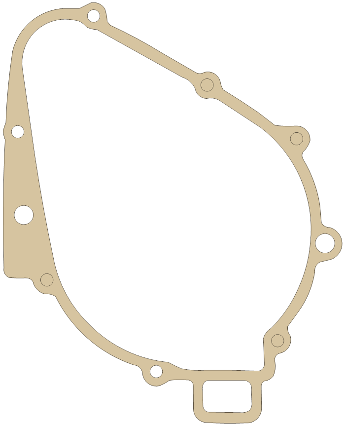 Kawasaki KZ750KLTD Generator  Cover gasket outline