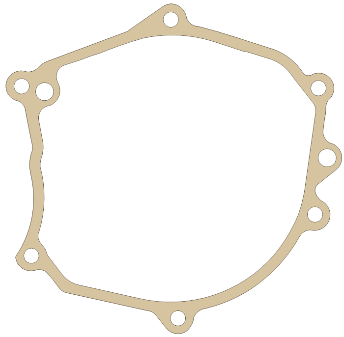 Kawasaki Starter Gasket gasket outline, OEM 11061-0047, A material